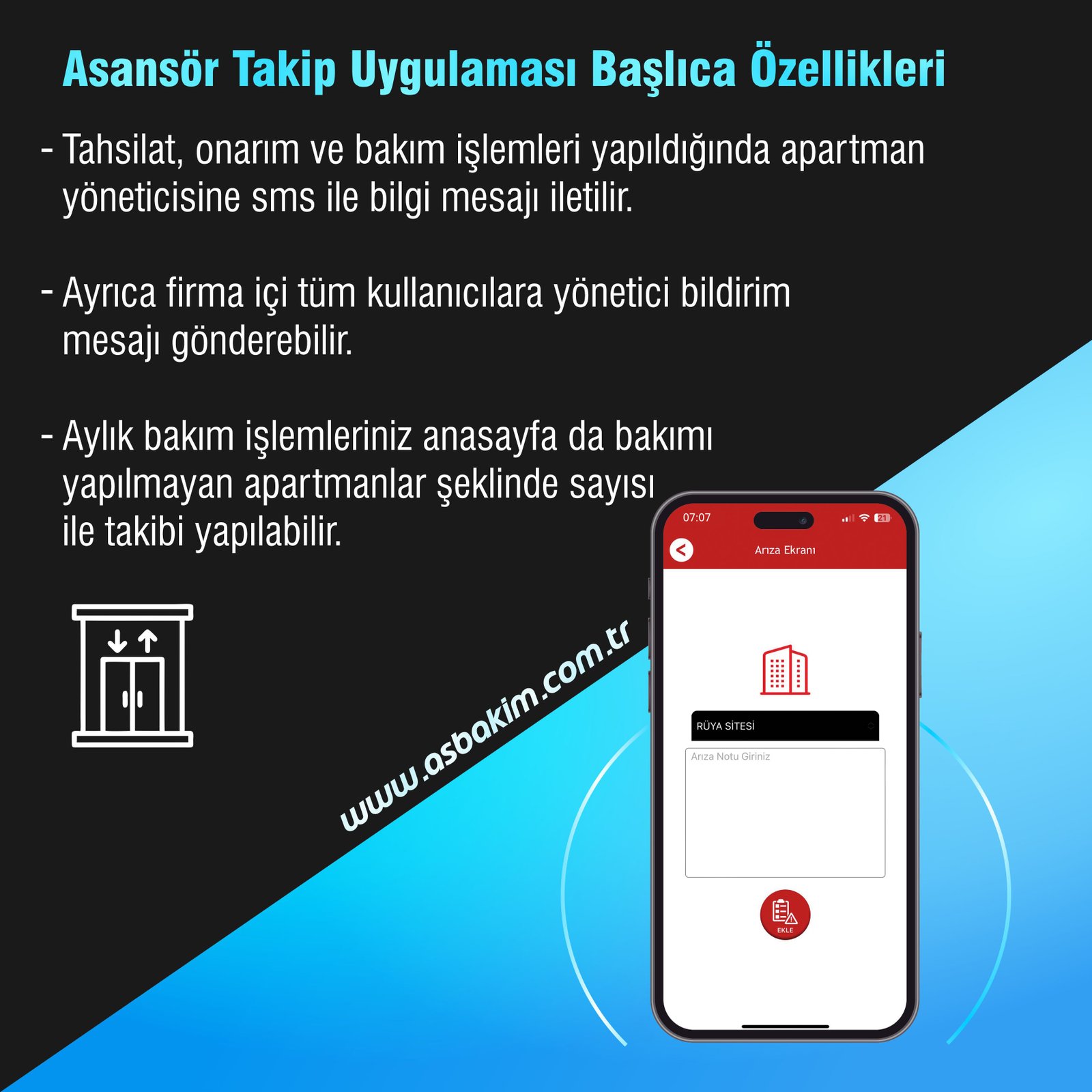 Asbakım arıza ve bakım takip programı